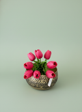 Real Touch Tulips Hot Pink