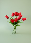 Real Touch Tulips Red