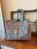 Vintage Garden Quilted Tote