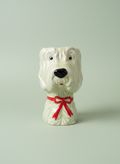 Bowtie Pup Vase