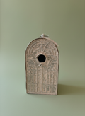 Blue & White Arched Birdhouse