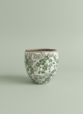 Green Floral Vessel