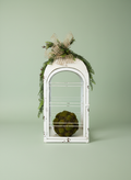 White Lantern With Greenery