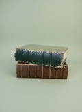 Green & Tan Vintage Book Box
