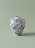 Blue Floral Vase