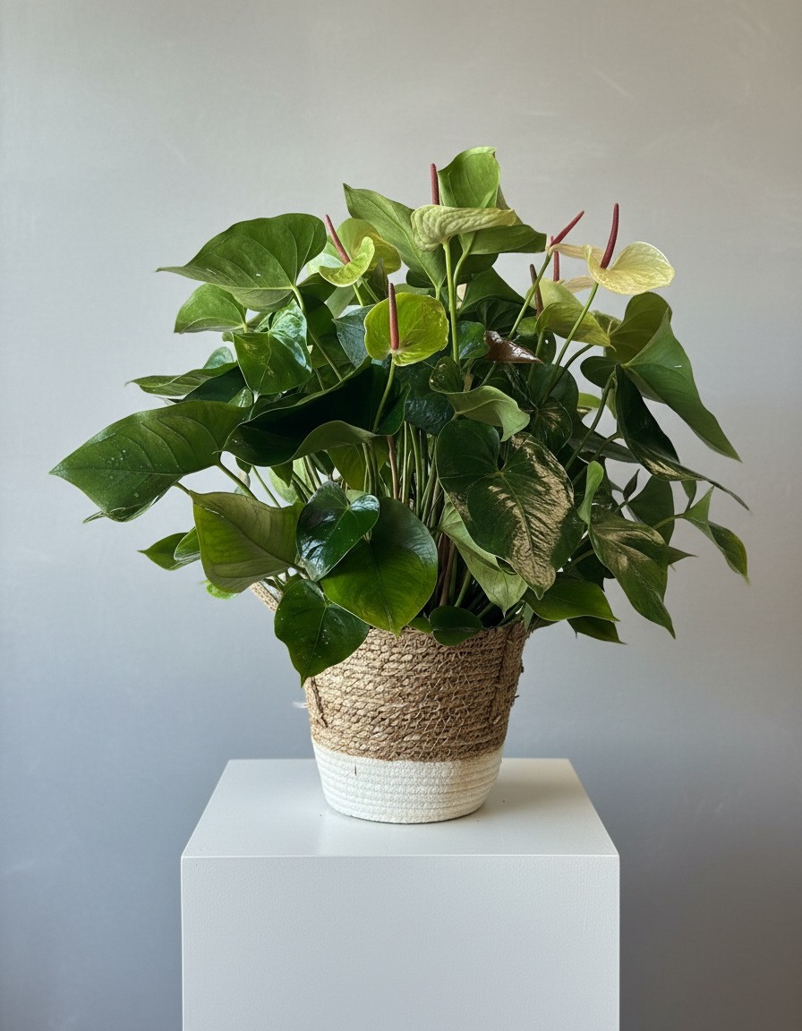 Anthurium White Heart